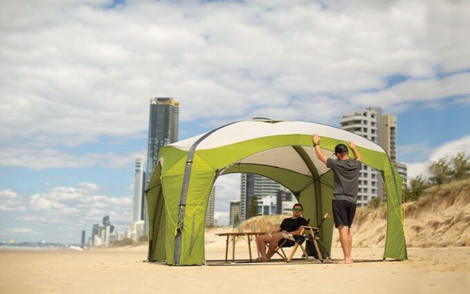 Zempire Aerobase 3+1 oppompbare partytent met zijwand