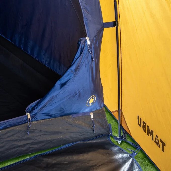 TAMBU HENA 4 persoons koepeltent met stahoogte DUURZAAM!!
