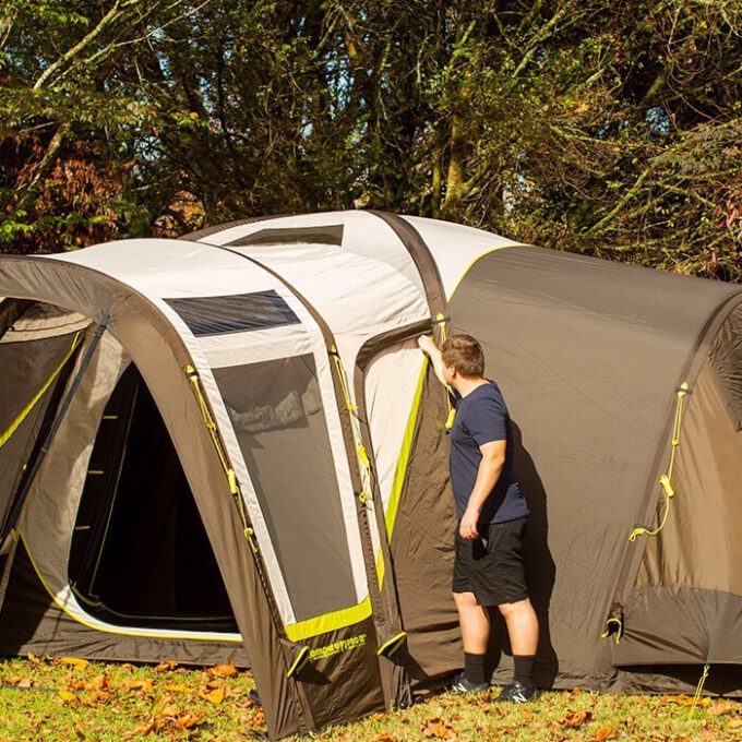 ZEMPIRE Pro II V2 6 persoons oppompbare tunneltent, Airtent