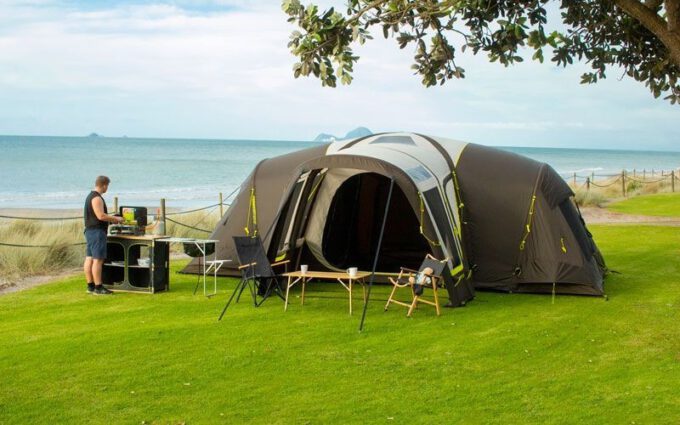 ZEMPIRE Pro II V2 6 persoons oppompbare tunneltent, Airtent