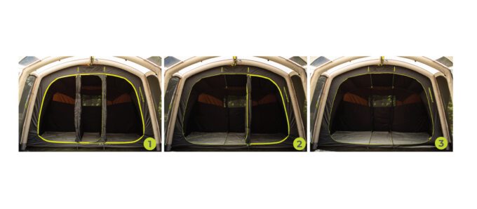 ZEMPIRE Pro TL TC V2 Airtent, Luchttent, Polykatoen, OPPOMPBAAR 5 persoons