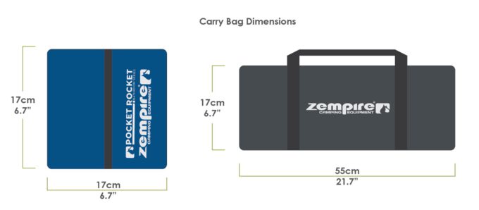 ZEMPIRE Pocket Rocket badkamertent, douchetent, toilettent, opslagtent BLAUW