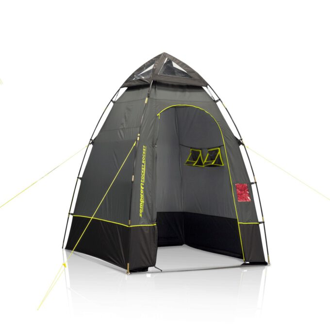 Zempire Pocket Rocket badkamertent, douchetent, toilettent, opslagtent ZWART