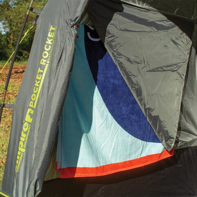 Zempire Pocket Rocket badkamertent, douchetent, toilettent, opslagtent ZWART