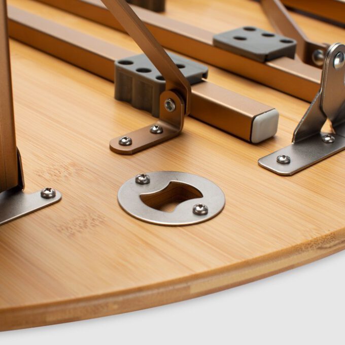 ZEMPIRE Kitpac Round V2 Campingtafel Rond, Bijzettafel