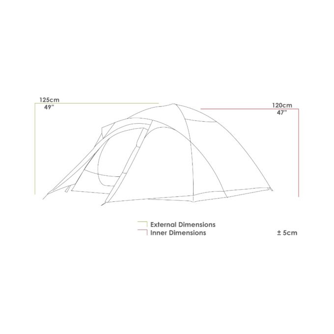 ZEMPIRE Trilogy 3 persoons lichtgewicht tent 3,7 kg