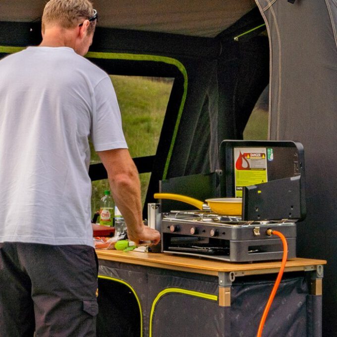 ZEMPIRE Eco Fold Twin V2 Keukenkastje, campingkastje vouwbaar