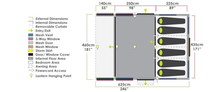 ZEMPIRE Pro TXL V2 Airtent Tunneltent AFHAALPRIJS € 1599,99 !!!!