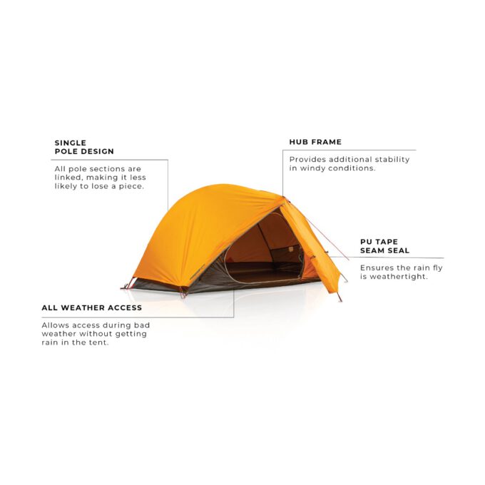 ZEMPIRE Atom 1 persoons Wandeltent, Fietstent, Trekking tent 1,86 kg