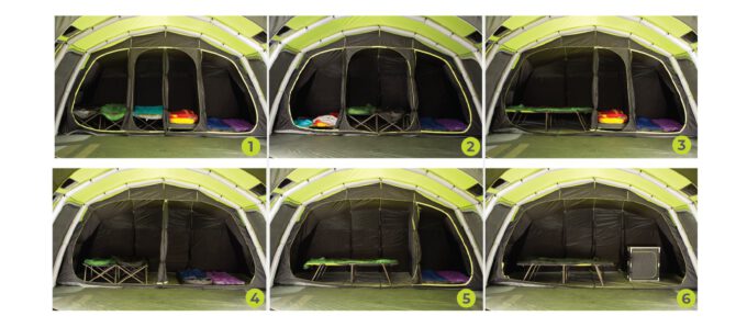 ZEMPIRE Evo TXL V2 opblaasbare luchttent 6 persoons AIR-tent, tunneltent, oppompbaar