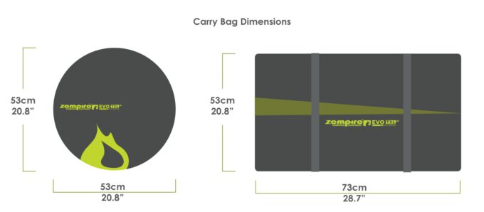 ZEMPIRE Evo TXL V2 opblaasbare luchttent 6 persoons AIR-tent, tunneltent, oppompbaar