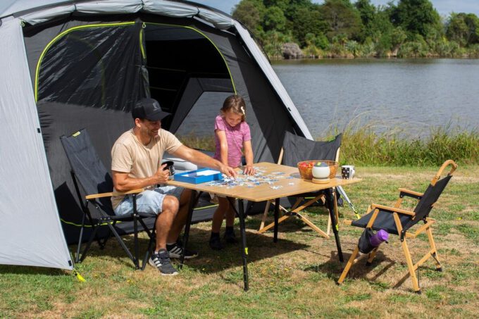 Zempire Kitpac Pro Large Bamboe Kampeertafel