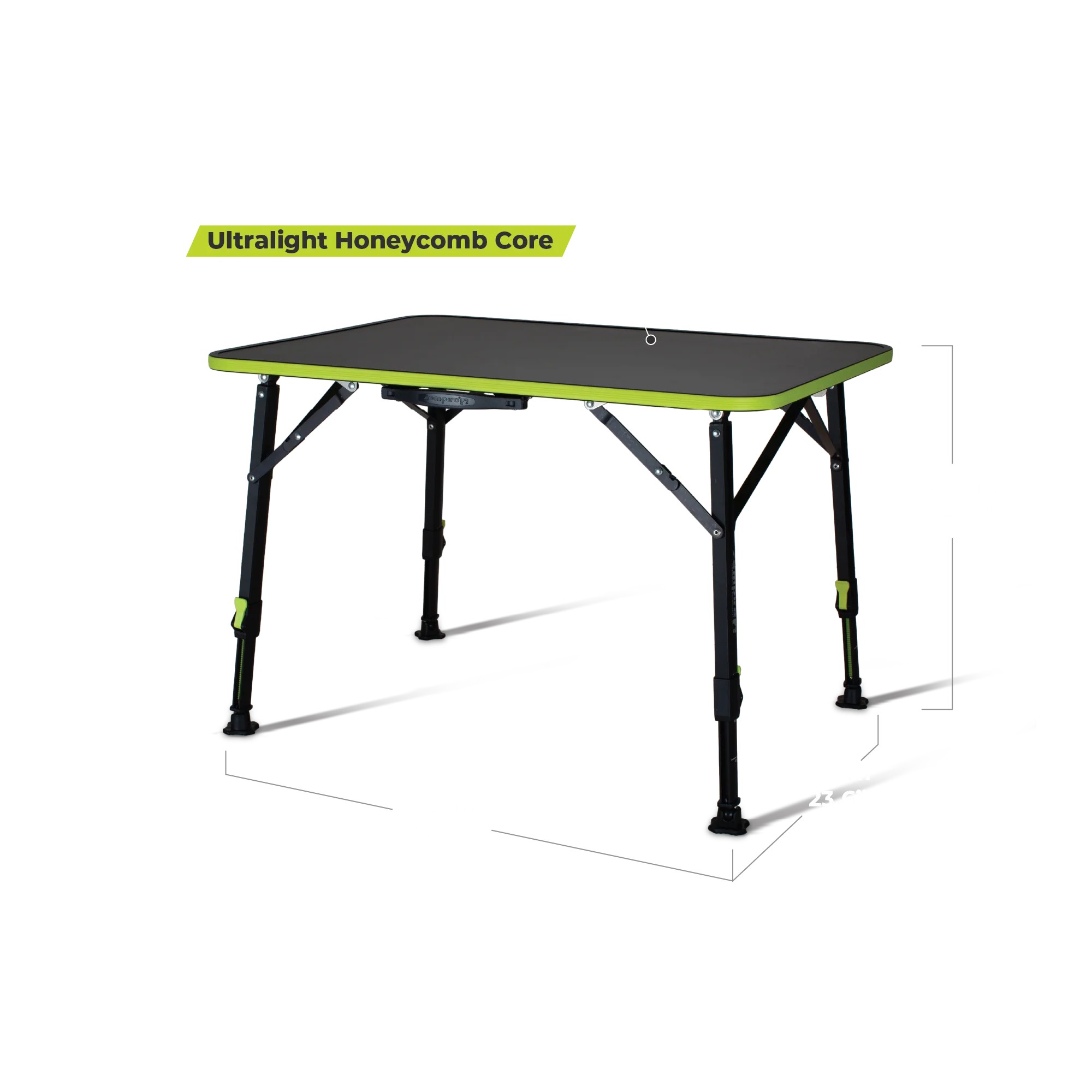 ZEMPIRE Hexolite 80 lichtgewicht campingtafel 80 x 60 cm 4,75 kg - Afbeelding 12