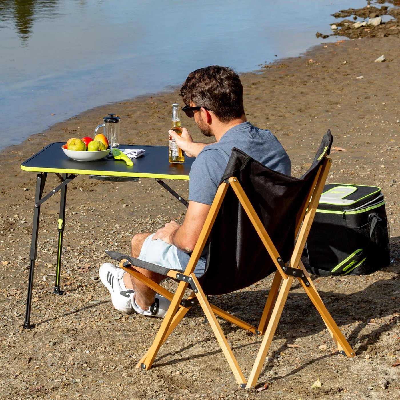 ZEMPIRE Hexolite 80 lichtgewicht campingtafel 80 x 60 cm 4,75 kg - Afbeelding 4