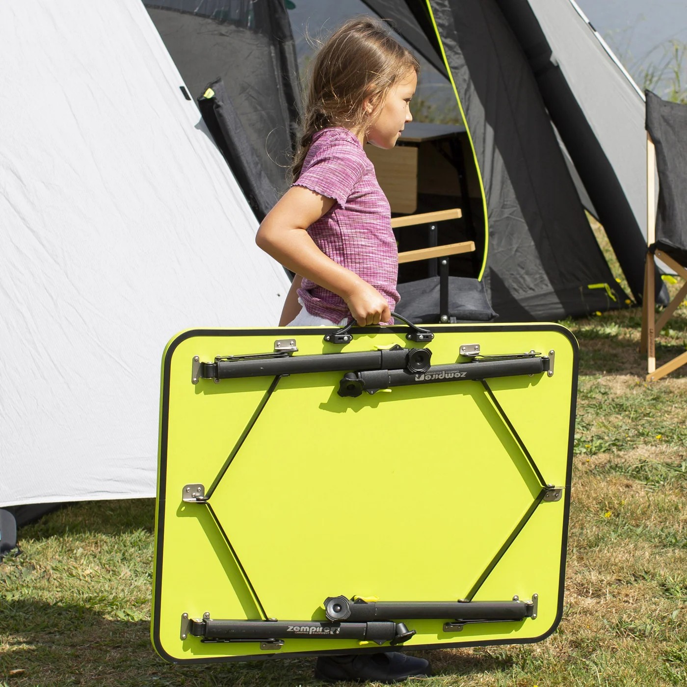 ZEMPIRE Hexolite 80 lichtgewicht campingtafel 80 x 60 cm 4,75 kg - Afbeelding 6