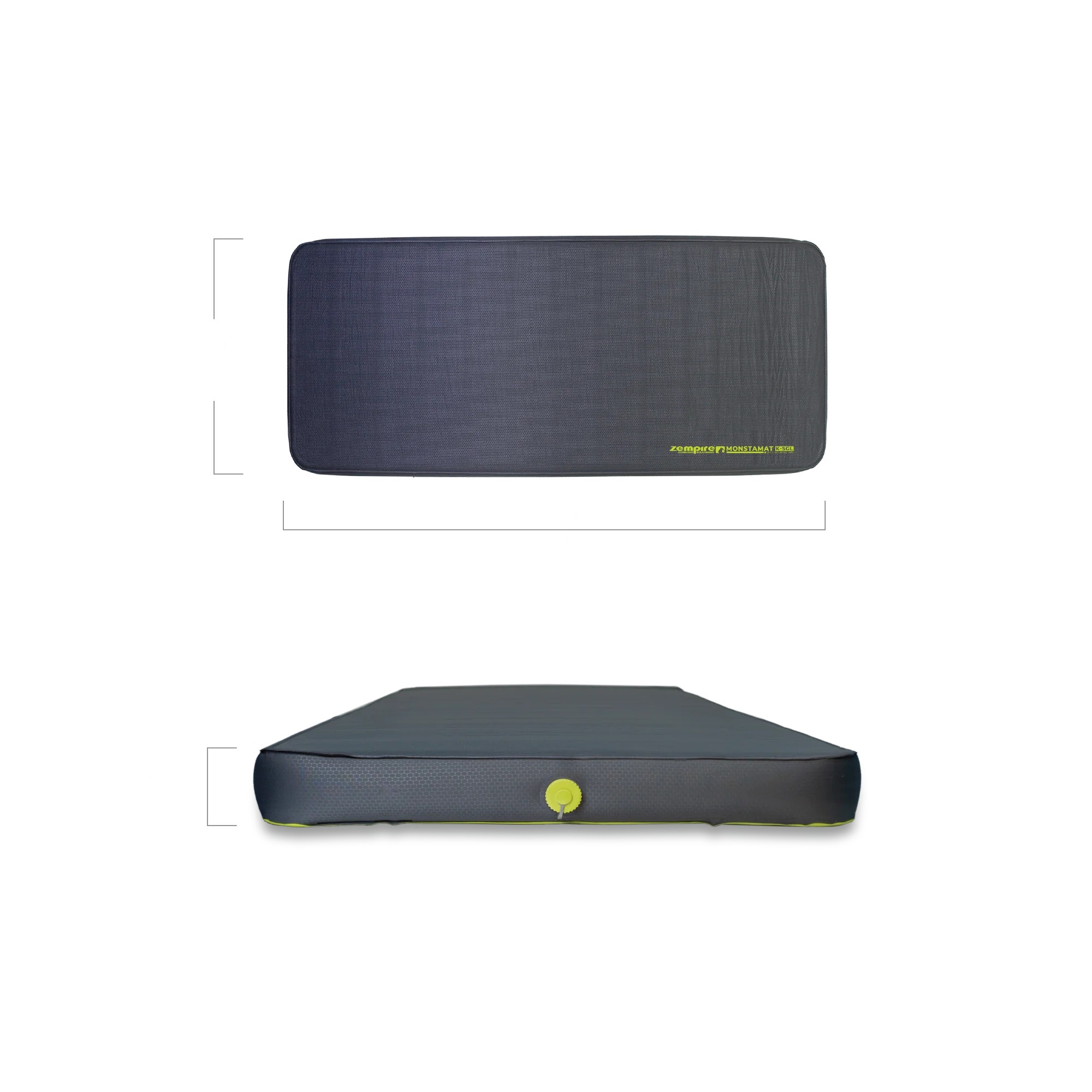 ZEMPIRE Monstamat KING Single 3D foam slaapmat 198 x 76 x 10 cm 3,6 kg - Afbeelding 2