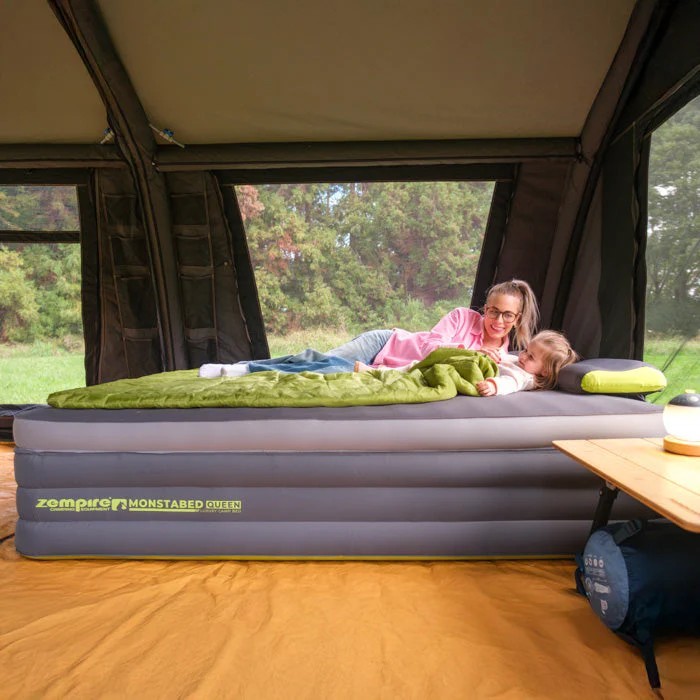 ZEMPIRE Monstabed Queen 200 x 150 x 42 cm luchtmatras slaapmat - Afbeelding 13