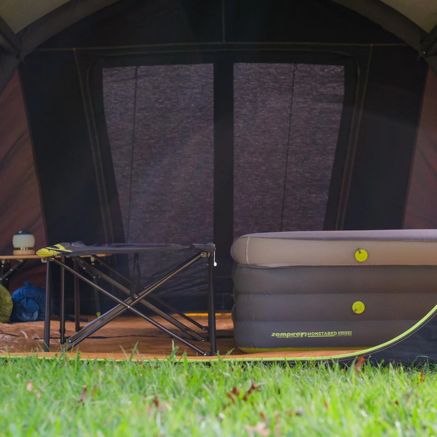 ZEMPIRE Monstabed Queen 200 x 150 x 42 cm luchtmatras slaapmat - Afbeelding 10