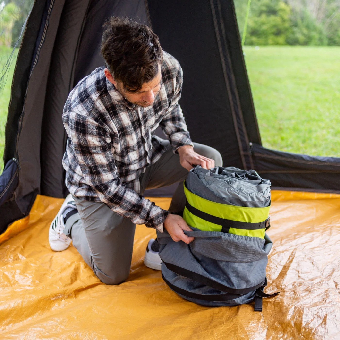 ZEMPIRE Monstabed Single 195 x 80 x 42 cm luchtmatras en slaapmat - Afbeelding 14