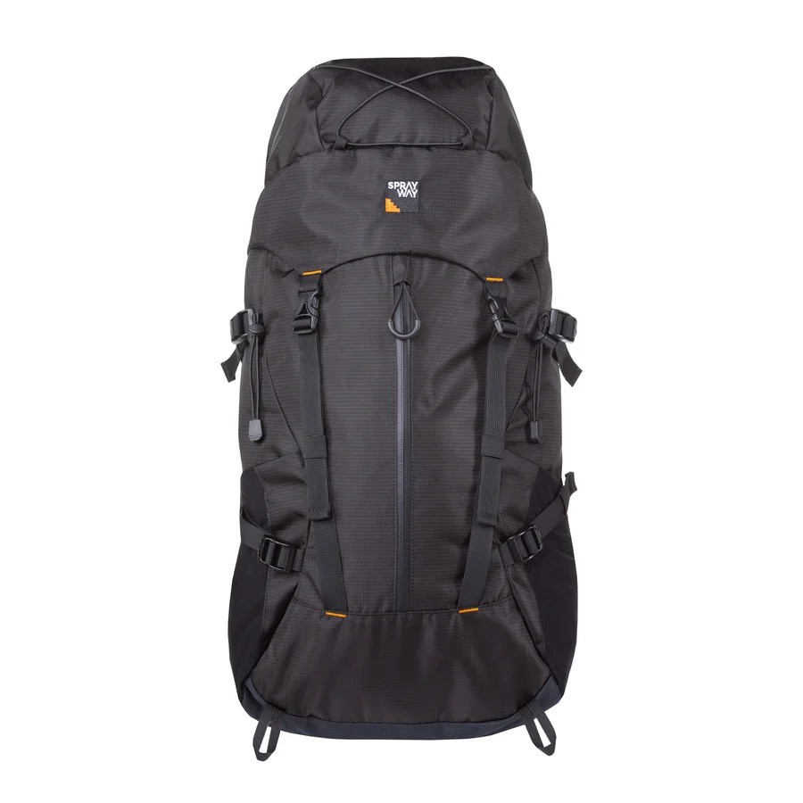 SPRAYWAY Akka 45L rugzak Backpack Black Zwart met regenhoes