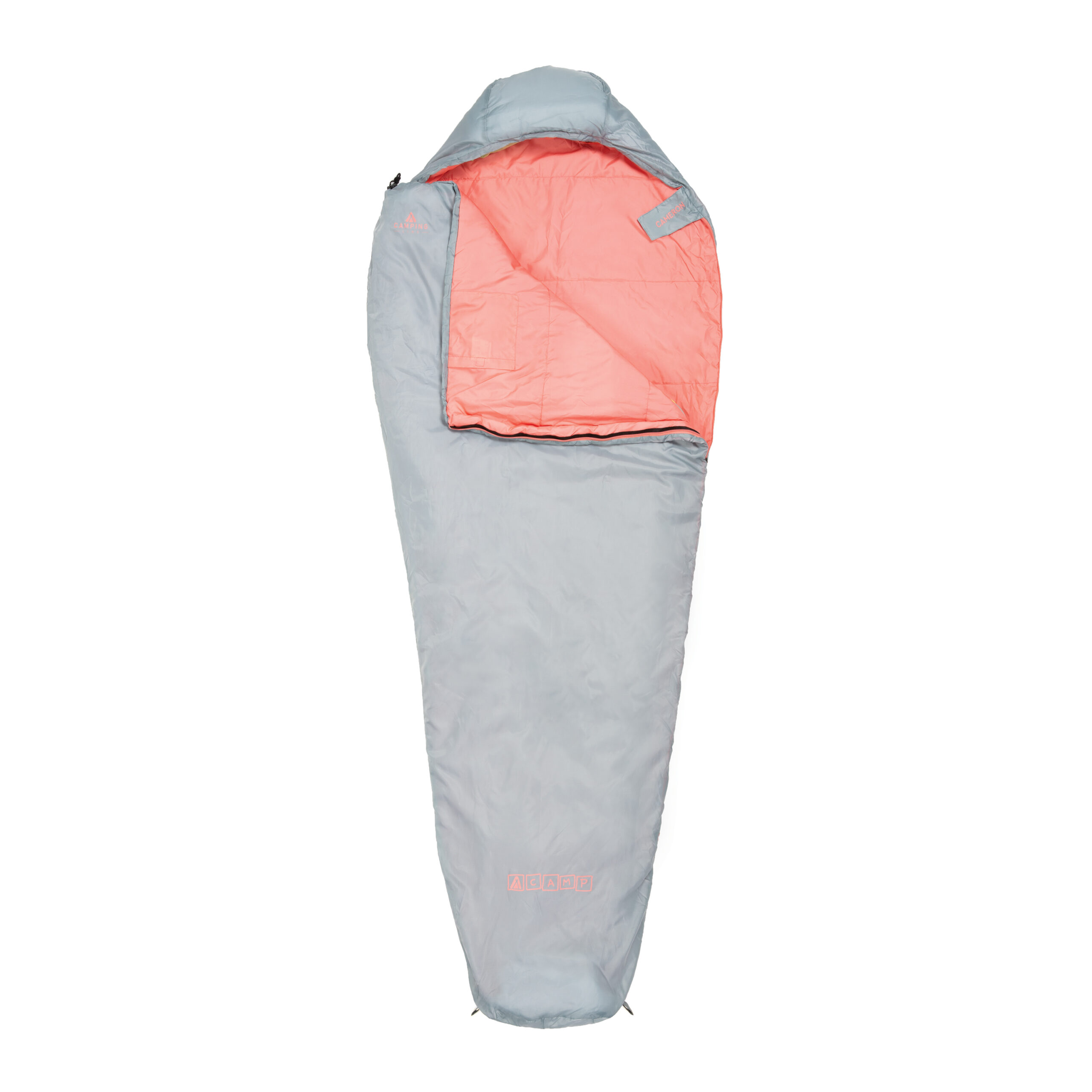 ACAMP Cameron Mummy Slaapzak 220 x 85 x 50 cm Grijs 750 Gram PFC-Vrij