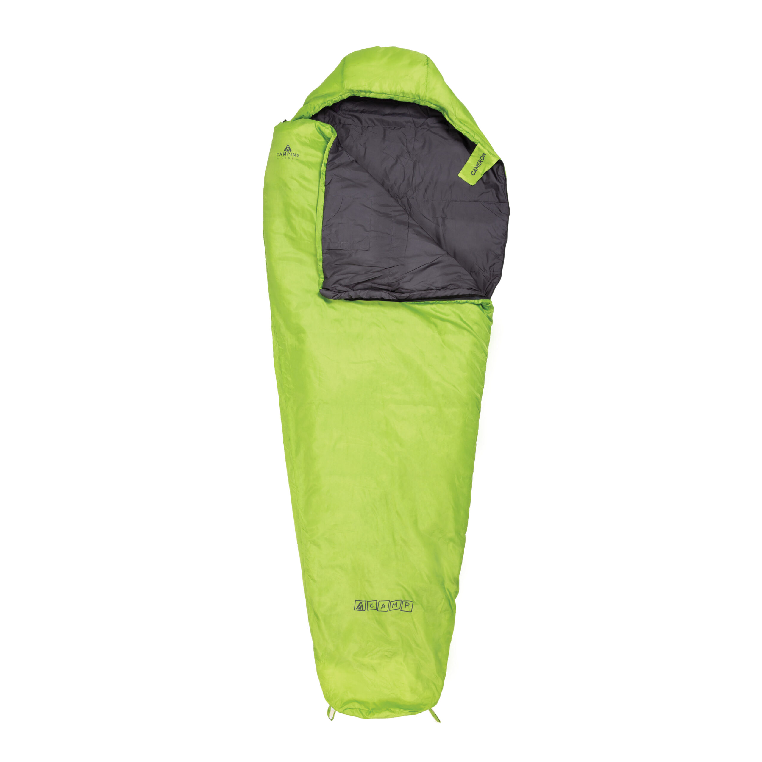 ACAMP Cameron Mummy Slaapzak 220 x 85 x 50 cm Lime Groen 750 Gram PFC-Vrij