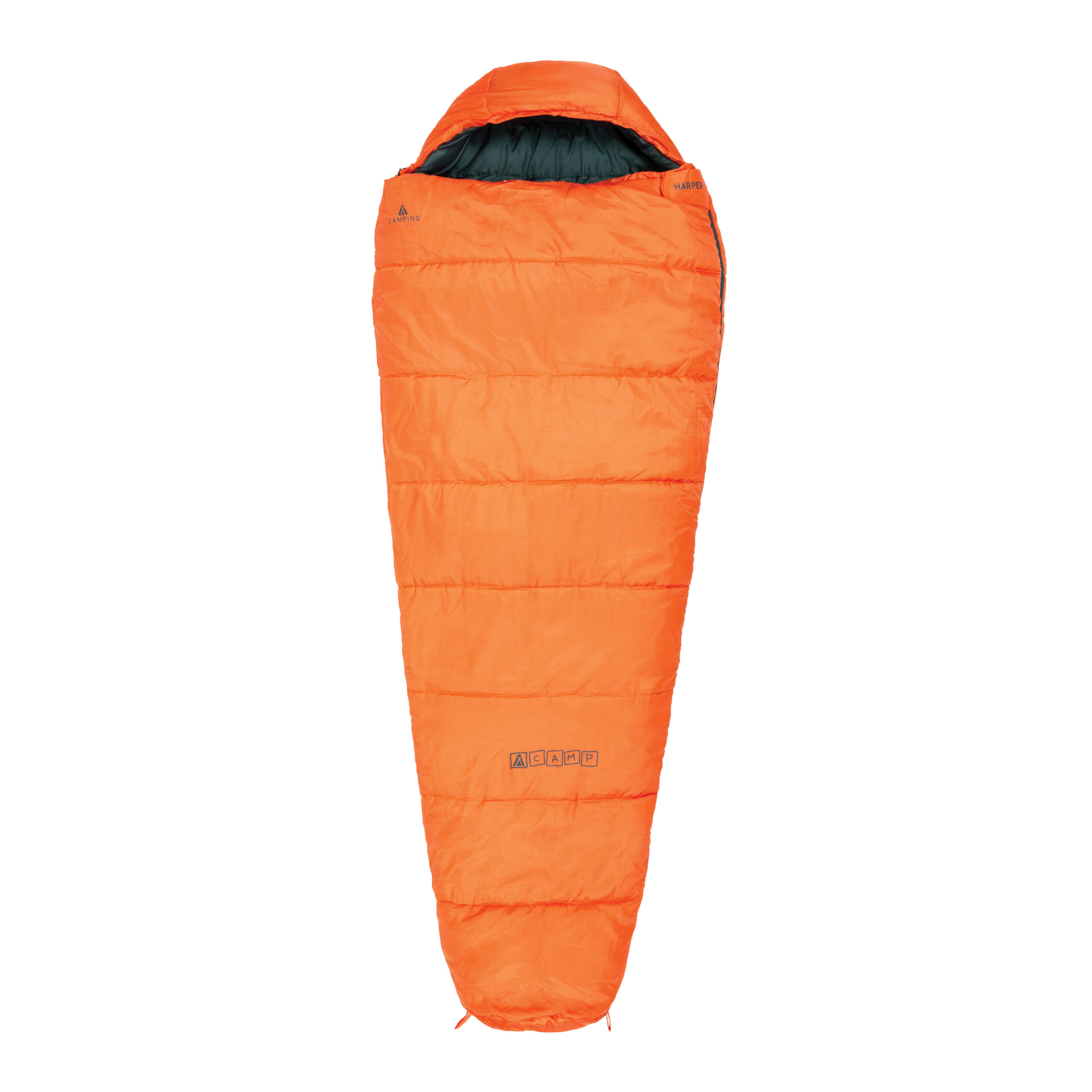 ACAMP Harper Mummy Slaapzak 220 x 85 x 50 cm Oranje 1600 Gram PFC-Vrij