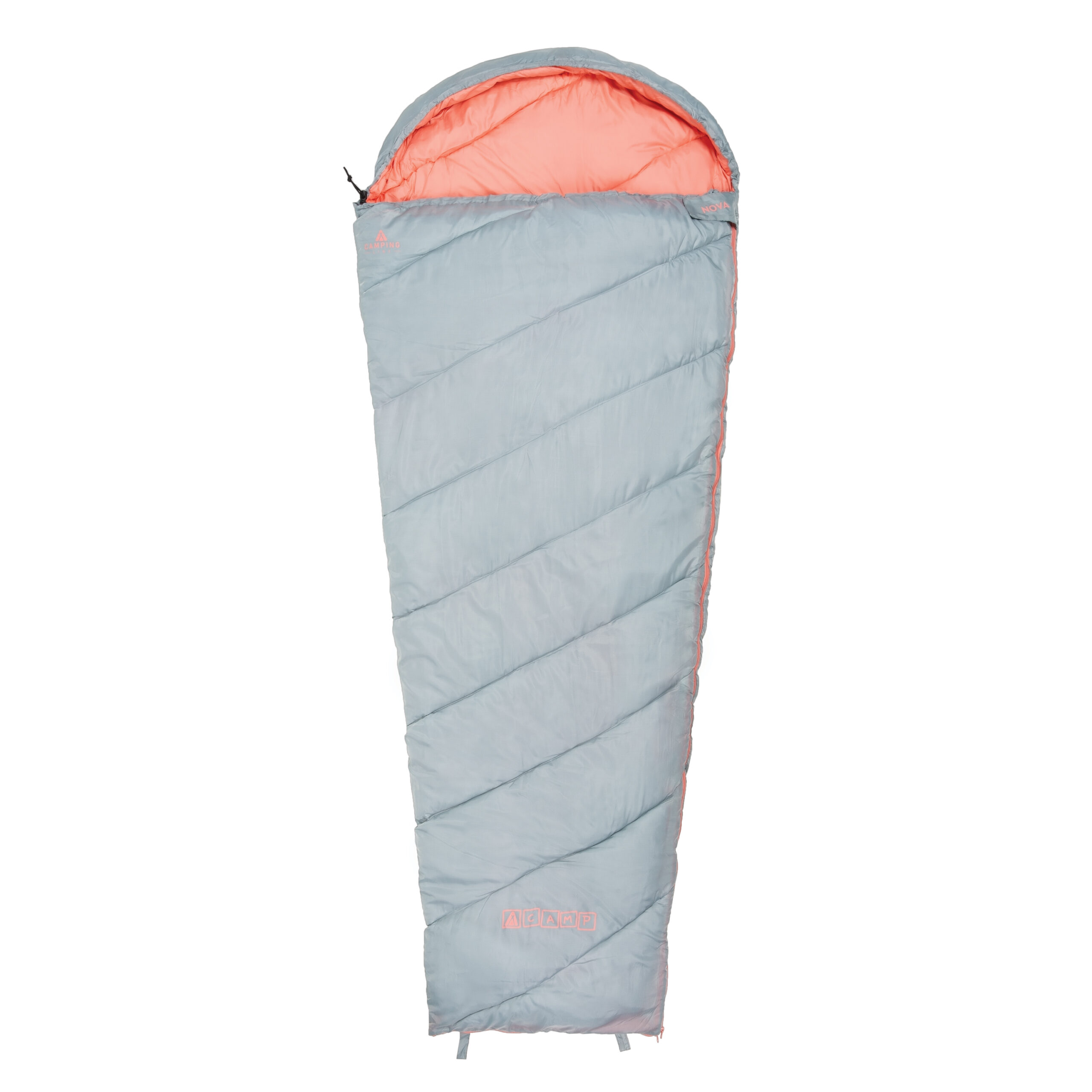 ACAMP NOVA Mummie Slaapzak 220 x 85 x 50 cm Grijs 1200 Gram PFC-Vrij