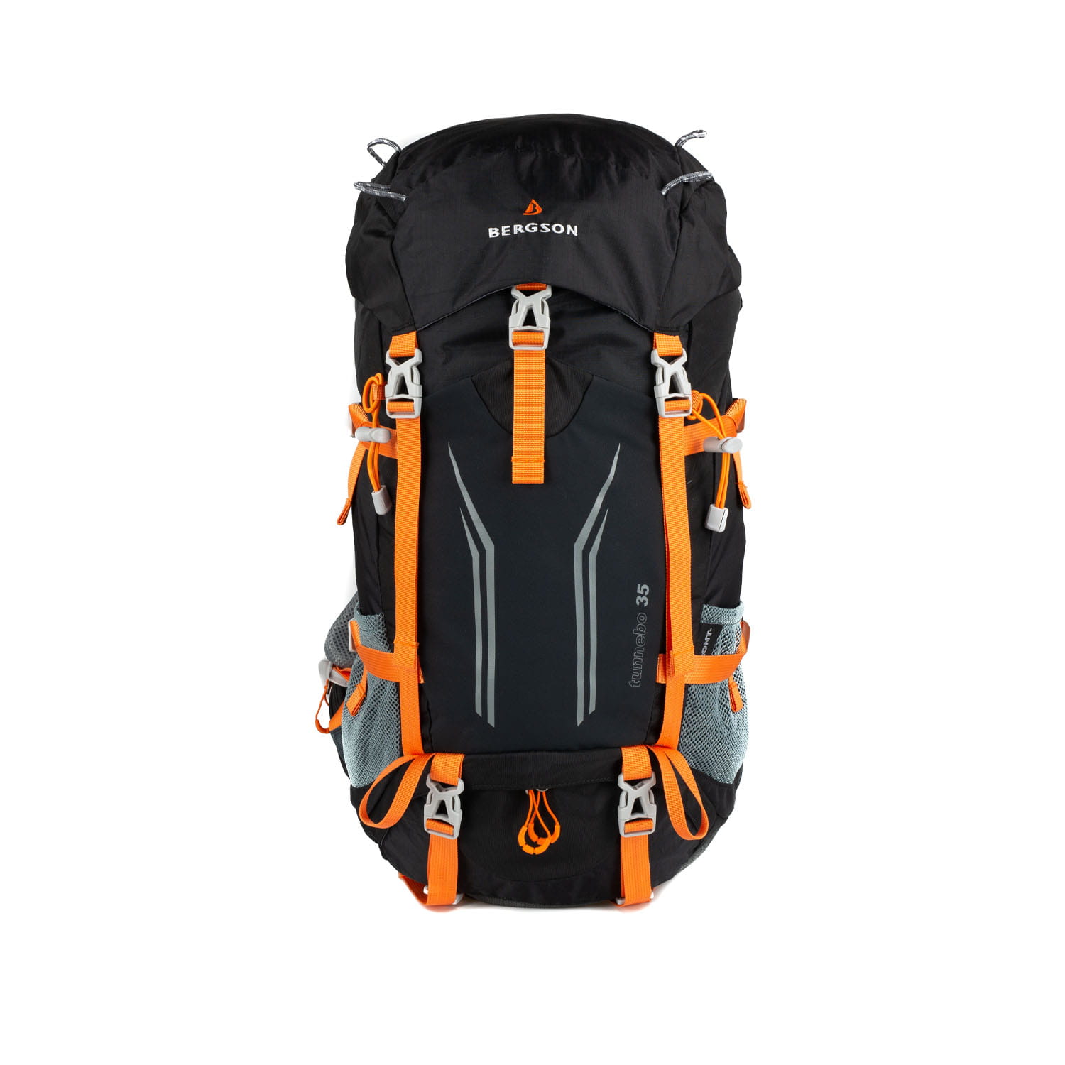 BERGSON Wandelrugzak TUNNEBO 35 Zwart/Oranje 35L