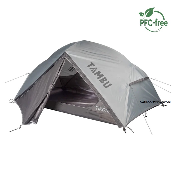 Tambu TIKONA | 2 Persoons Trekking Koepeltent 2.8 KG PFC vrij, KOPPELBAAR, DUURZAAM