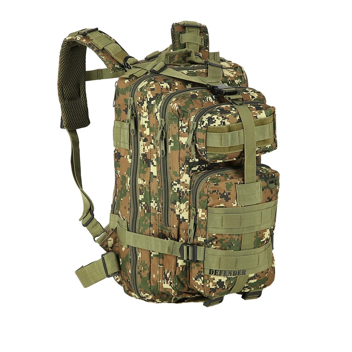 NILS CAMP Rugzak Moro Defender 30 liter groen/camo