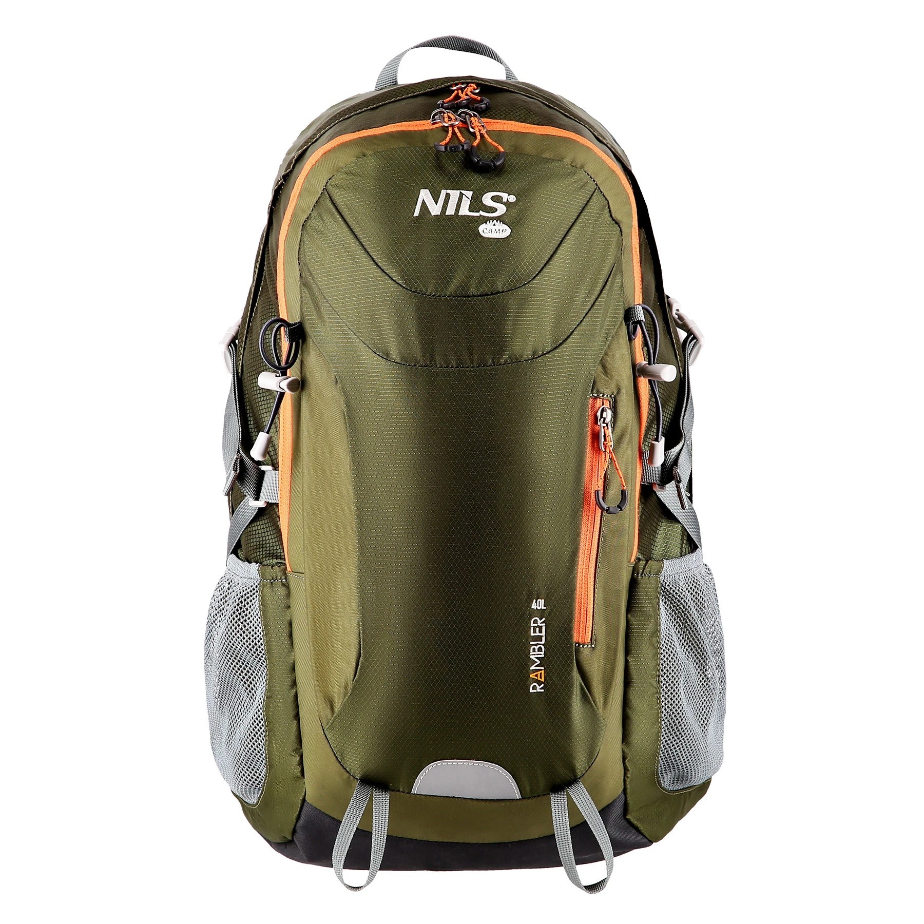 NILS CAMP Backpack Tourist Rambler 40 liter Groen + regenhoes