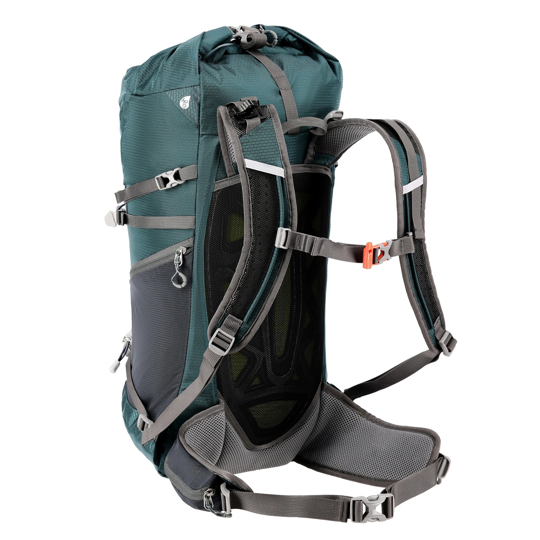 NILS CAMP Backpack Tourist Kjolen groen 40 liter + regenhoes - Afbeelding 4