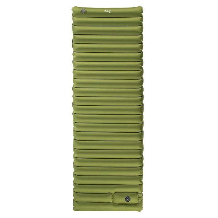 NILS CAMP slaapmat met ingebouwde pomp 900 gr. groen 190x64x9 cm