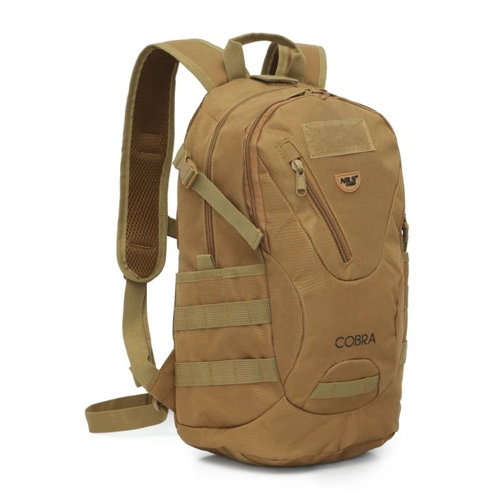 NILS CAMP TACTICAL backpack Cobra 25 liter zandkleur tactische rugzak